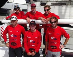 NZ Keelboat Champs - winner Phil Robertson and crew photo copyright Melanie Benton taken at  and featuring the  class