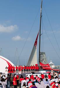VO65 'Dongfeng' Official Launch Ceremony - Volvo Ocean Race 2014-15 photo copyright Dongfeng Race Team taken at  and featuring the  class