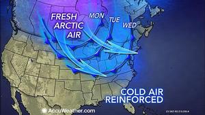 650x366 02231749 cold - Polar Vortex to Once Again Grip Midwest, Northeast photo copyright AccuWeather taken at  and featuring the  class