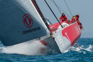 Dongfeng training in Sanya, skipper Charles Caudrelier at the helm photo copyright Volvo Ocean Race http://www.volvooceanrace.com taken at  and featuring the  class
