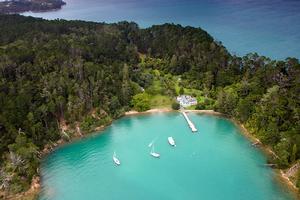 Mansion House Bay, on the opposite side of Bon Accord Harbour, to the Kawau Island Yacht Club - and iIdyllic sailing destination photo copyright  SW taken at  and featuring the  class