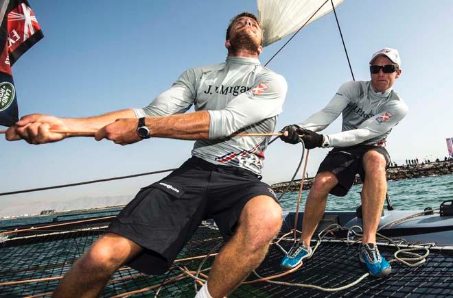 J.P. Morgan BAR Extreme Sailing Series 2014, Act 2 Muscat.<br />
 © Lloyd Images
