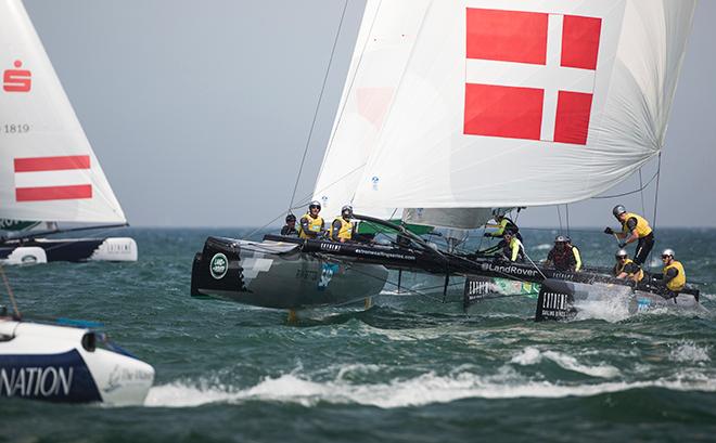 SAP Extreme Sailing Team were one of the form teams this week, and were just denied the podium in the last race - Extreme Sailing Series © Lloyd Images/Extreme Sailing Series