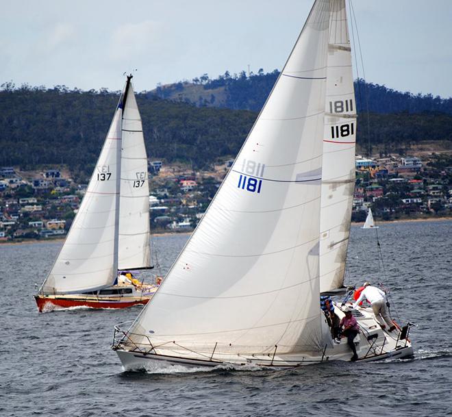 Kindred Spirit won Group six of the Combined Clubs Harbour Series. © Peter Campbell