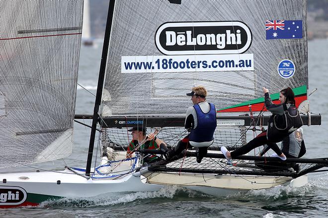 De’longhi-Arbbitohs - 18ft Skiffs Queen of the Harbour Race © Australian 18 Footers League http://www.18footers.com.au