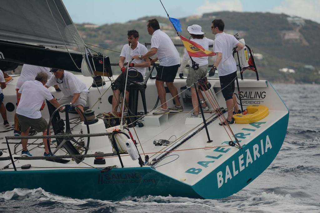 Balearia, Toni Gulu’s TP 52 from Holland - Day 1 St Thomas Int Regatta photo copyright Dean Barnes taken at  and featuring the  class