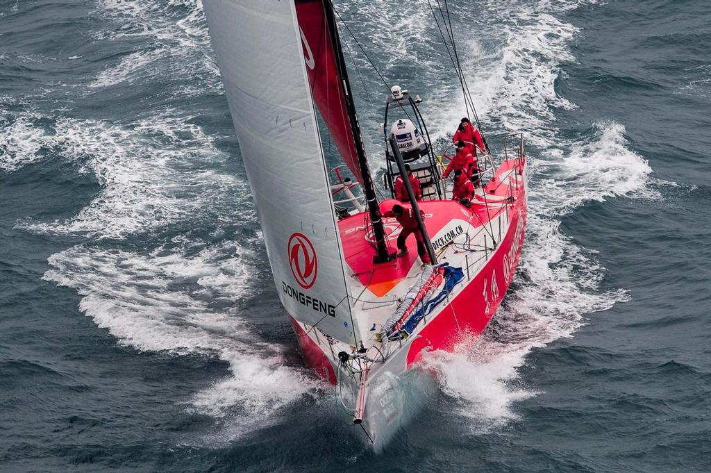 Dongfeng Race Team heads for Auckland, March 2014 photo copyright Dongfeng Race Team taken at  and featuring the  class