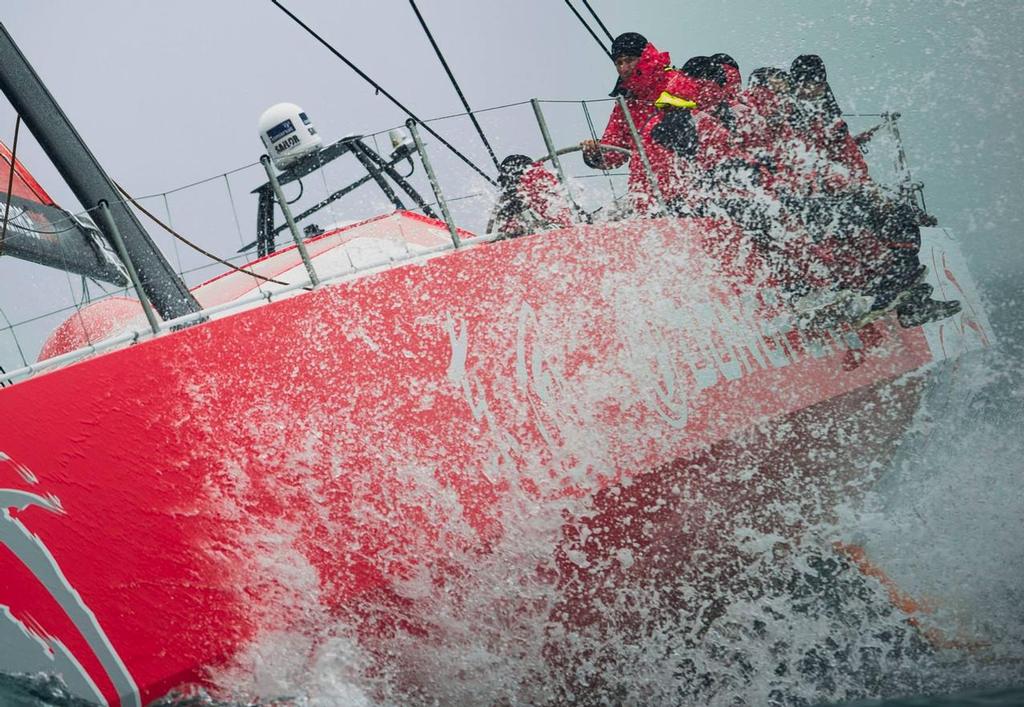 Dongfeng Race Team heads for Auckland, March 2014 © Dongfeng Race Team