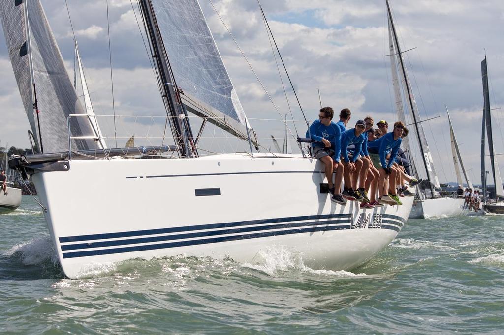 The ’Blue’ Youth Programme team off the start line in the Friday fun harbour course - Jack Tar Auckland Regatta photo copyright Ivor Wilkins taken at  and featuring the  class