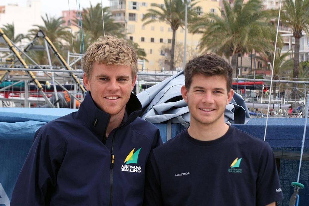 Robert and Matthew Crawford - Australia - ISAF Sailing World Cup Palma 2014 photo copyright  SW taken at  and featuring the  class