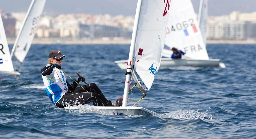 Laser Radial, ISAF World Cup Mallorca - 31st March 2014 photo copyright Ocean Images taken at  and featuring the  class