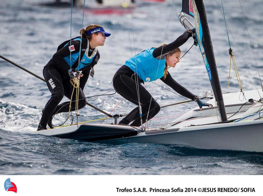 Soffiatti Grael and Kunze (BRA,49er FX) - 45th Trofeo Princesa Sofia ©  Trofeo S.A.R. Princesa Sofia / Jesus Renedo http://www.trofeoprincesasofia.org/