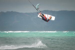 Rosanna Jury goes huge in freestyle action during final day - KTA Philippines Boracay Extreme 2014 photo copyright Alexandru Baranescu taken at  and featuring the  class