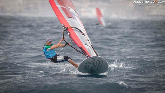 2014 ISAF Sailing World Cup Mallorca - Charine Picon (FRA), RS:X Women © Jesus Renedo / Sofia Mapfre http://www.sailingstock.com