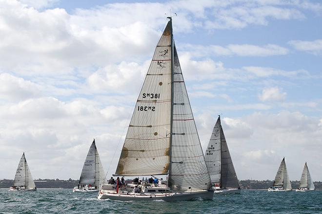 Mille Sabords were thrilled with their a win on day one. - 2014 Quantum Sails Sydney 38 Victorian State Titles © Teri Dodds http://www.teridodds.com