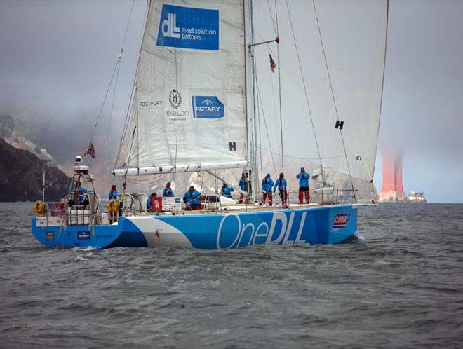 OneDLL arrives in San Francisco © Clipper 13-14 Round the World Yacht Race
