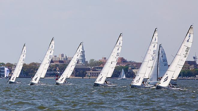 uge J/70 fleets provided great spectator action for tourists in downtown Charleston. © Meredith Block/ Charleston Race Week http://www.charlestonraceweek.com/