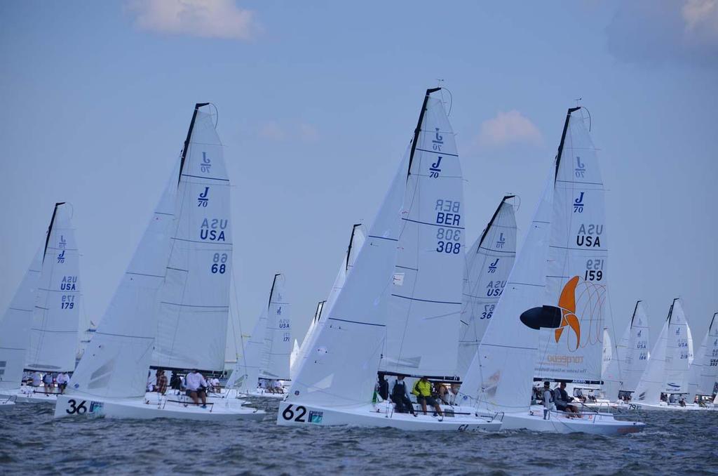 2014 Charleston Race Week - J/70 action photo copyright Chris Howell taken at  and featuring the  class