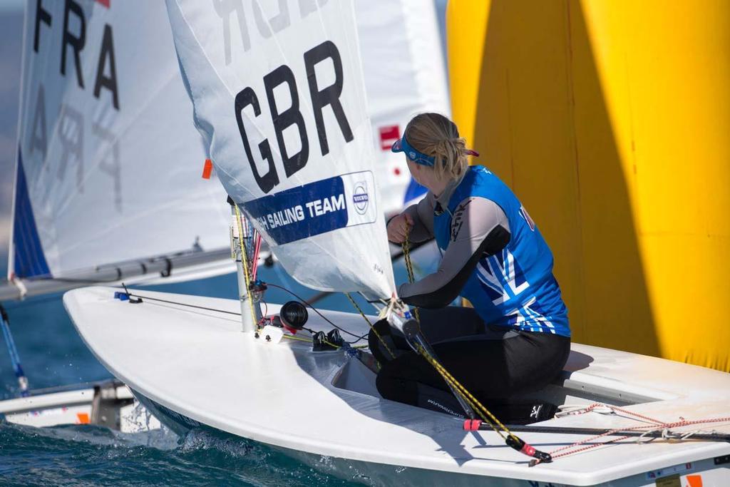 2014 ISAF Sailing World Cup Mallorca - Bronze - Chloe Martin in Laser Radial photo copyright Ocean Images taken at  and featuring the  class