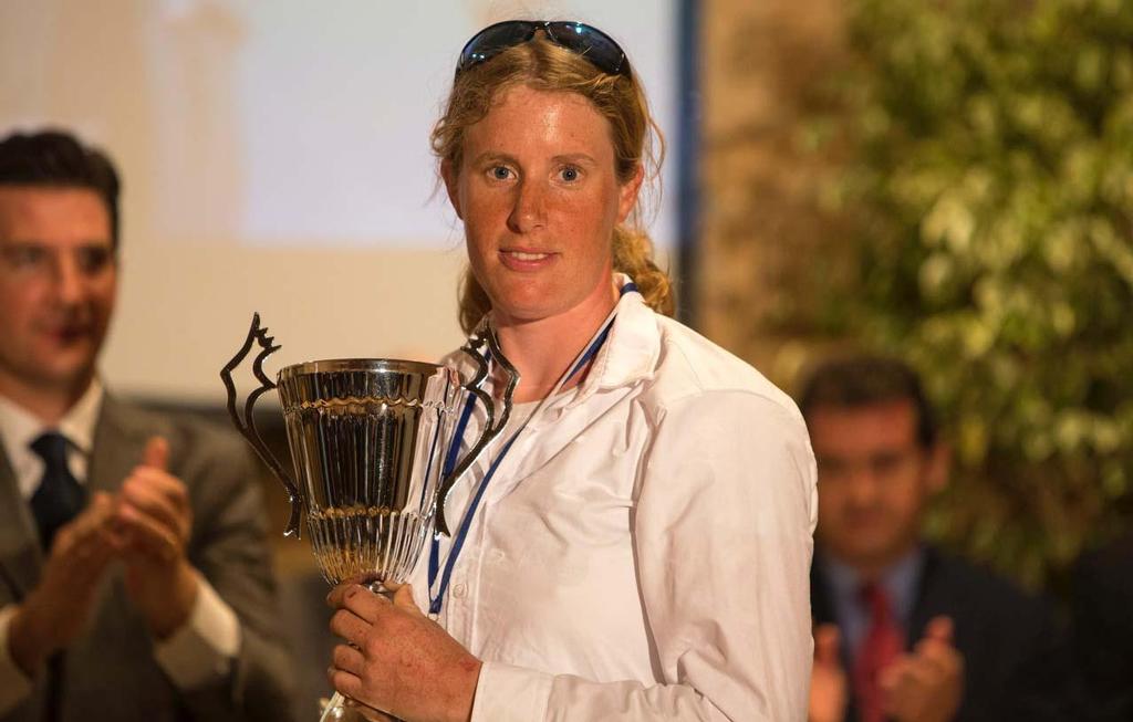 2014 ISAF Sailing World Cup Mallorca - Team GB awarded medals in Palma photo copyright Ocean Images taken at  and featuring the  class