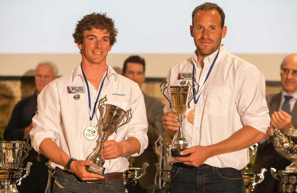 2014 ISAF Sailing World Cup Mallorca - Team GB awarded medals in Palma photo copyright Ocean Images taken at  and featuring the  class