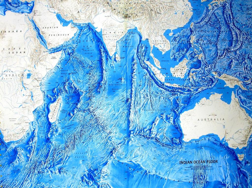 Indian Ocean map photo copyright SW taken at  and featuring the  class