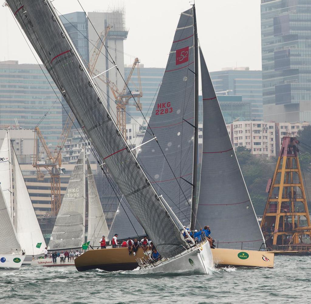 Ragamuffin90 and FreeFire - Rolex China Sea Race 2014 photo copyright RHKYC / Guy Nowell taken at  and featuring the  class
