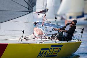 Fleet start - 2014 Mini 6.50 GP photo copyright  Luca Butto / Studio Borlenghi taken at  and featuring the  class