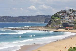 Looking to the Merewether Baths and on to Dudley. photo copyright  John Curnow taken at  and featuring the  class