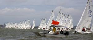 A fleet of 81 J/70s will be on the water this year in Charleston - Sperry Top-Sider Charleston Race Week 2014 photo copyright Meredith Block http://www.blocksail.com/ taken at  and featuring the  class