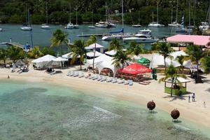 BVI Spring Regatta Village and beach at Nanny Cay - proud host and presenting sponsor since 2002 - 2014 BVI Spring Regatta and Sailing Festival photo copyright ToddvanSickle/BVI Spring Regatta taken at  and featuring the  class
