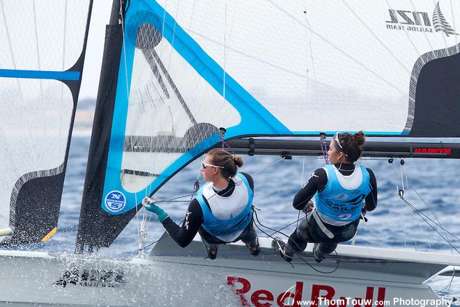 Meech and Maloney, 2014 ISAF Sailing World Cup, Hyeres, France © Thom Touw http://www.thomtouw.com