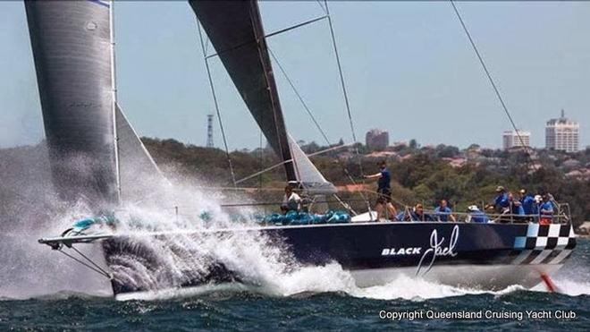 Black Jack - QantasLink Brisbane to Gladstone Yacht Race 2014 ©  Queensland Cruising Yacht Club