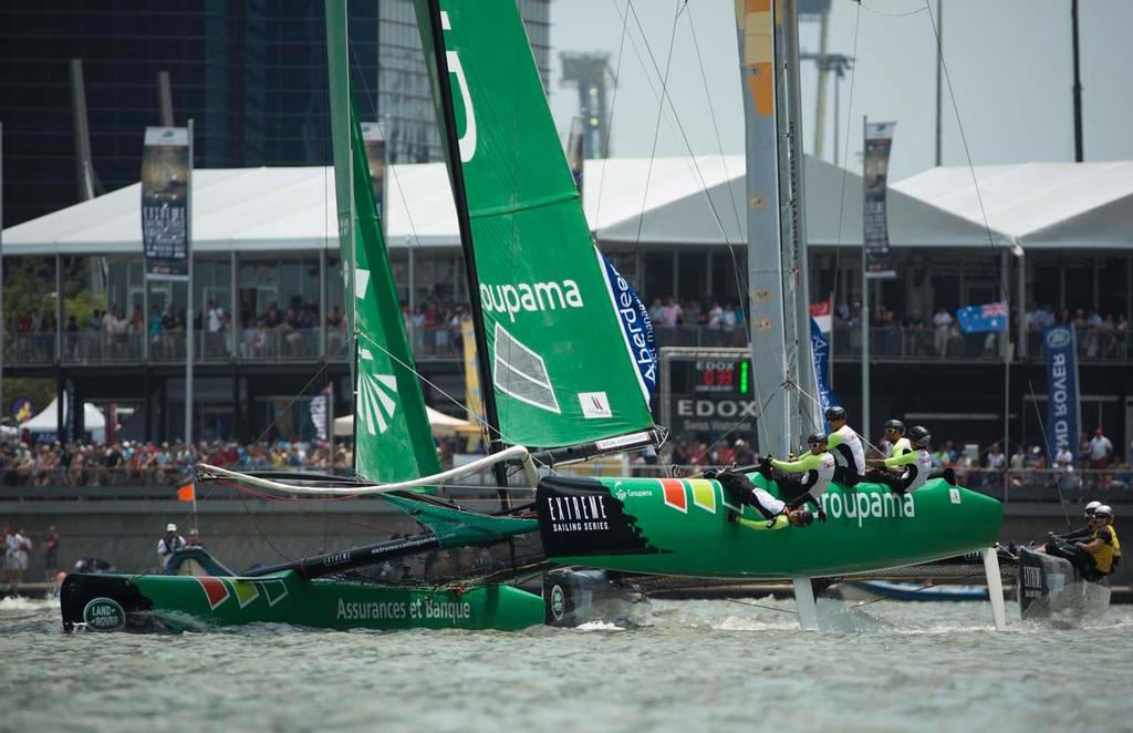 Groupama sailing team’s Franck Cammas and Sophie de Turckheim will race in Qingdao fresh from competing in Hyéres. © Lloyd Images