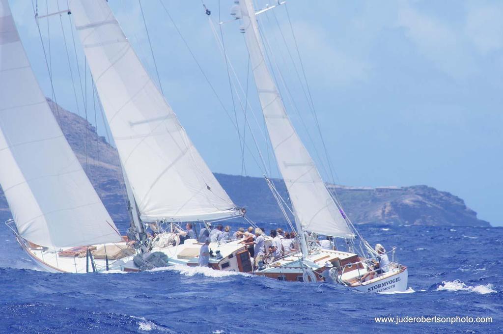 Stormvogel - Race 1, 2014 Antigua Classic Yacht Regatta ©  Jude Robertson http://juderobertsonphoto.wix.com/pix