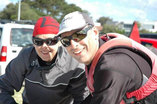 Heather Forton and John Balass - big improvers this regatta! - 37th NSW Tasar Championships © Fiona Powell
