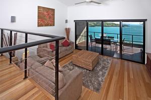 Shorelines offer modern furnishings and spectacular ocean views! photo copyright Kristie Kaighin http://www.whitsundayholidays.com.au taken at  and featuring the  class