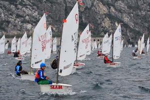  World Youth Sailing Week, 32nd Meeting del Garda Optimist photo copyright  Elena Giolai/Fraglia Vela Riva taken at  and featuring the  class