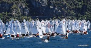 IMG 6379 - 32nd Meeting del Garda Optimist  - 2nd World Youth Sailing Week 2014 photo copyright Elena Giolai taken at  and featuring the  class