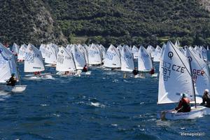 IMG 6399 - 32nd Meeting del Garda Optimist  - 2nd World Youth Sailing Week 2014 photo copyright Elena Giolai taken at  and featuring the  class