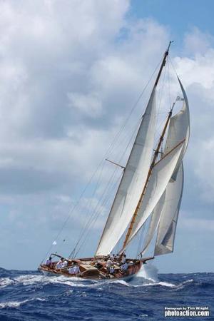 Juno - 2014 Antigua Classic Yacht Regatta photo copyright  Tim Wright / Photoaction.com http://www.photoaction.com taken at  and featuring the  class