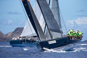 Bella Mente and Balearia at Les Voiles de St. Barth photo copyright Christophe Jouany / Les Voiles de St. Barth http://www.lesvoilesdesaintbarth.com/ taken at  and featuring the  class