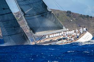 Selene racing on Day 3 at Les Voiles de St. Barth - Les Voiles de St. Barth 2014 photo copyright Christophe Jouany / Les Voiles de St. Barth http://www.lesvoilesdesaintbarth.com/ taken at  and featuring the  class