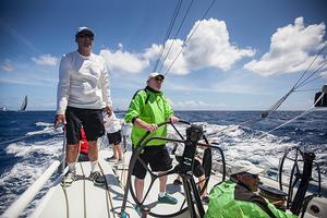 On board Rambler at Les Voiles de St. Barth 2014 - Les Voiles de St. Barth 2014 photo copyright Les Voiles de St. Barth / Amory Ross taken at  and featuring the  class