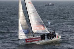 Oman Sail M34 team in action. photo copyright Oman Sail taken at  and featuring the  class