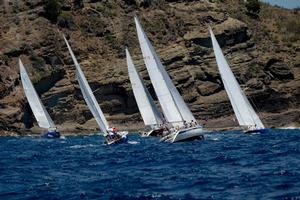 CSA 8 battle it out on the race course  - Antigua Sailing Week 2014 photo copyright Ted Martin taken at  and featuring the  class