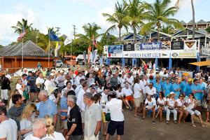 A great atmosphere after racing on the lawn of Antigua Yacht Club photo copyright Ted Martin taken at  and featuring the  class