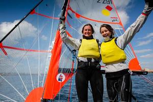Ruth Allan and Alice Masterman,29er,GBR 2291 - RYA Youth National Championships photo copyright  Paul Wyeth / RYA http://www.rya.org.uk taken at  and featuring the  class
