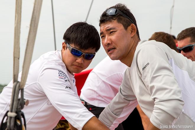 Dongfeng Race team, Newport © George Bekris Photography