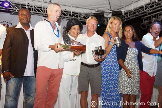 2014 Antigua Sailing Week final awards ceremony ©  Kevin Johnson http://www.kevinjohnsonphotography.com/